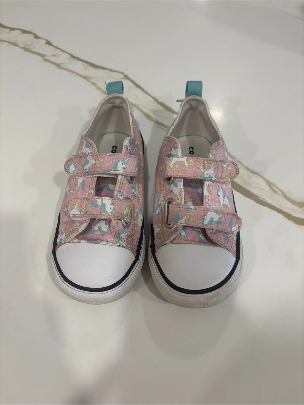 Converse Unicorn Print Pink Velcro Sneakers